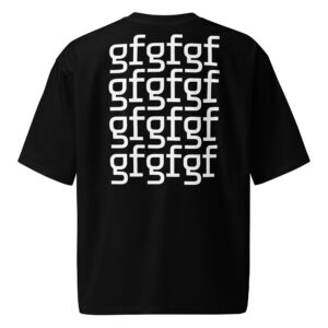 pattern oversized t-shirt