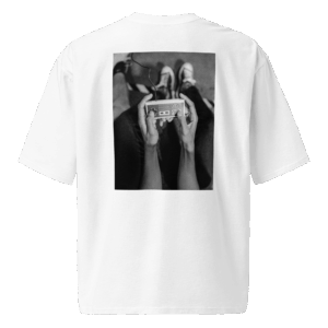 print #1 oversized t-shirt