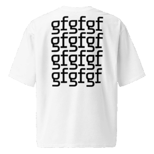 pattern oversized t-shirt