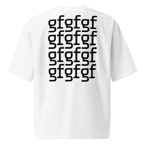 pattern oversized t-shirt