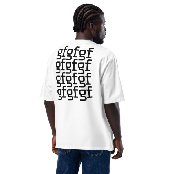 pattern oversized t-shirt – Bild 2