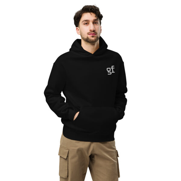 stitched oversized unisex hoodie – Bild 3
