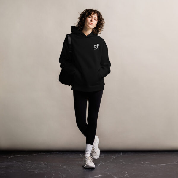 stitched oversized unisex hoodie – Bild 4
